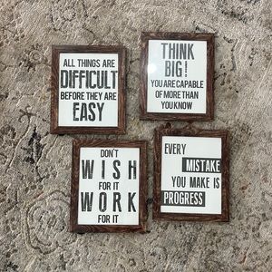 Motivational frame set (4)